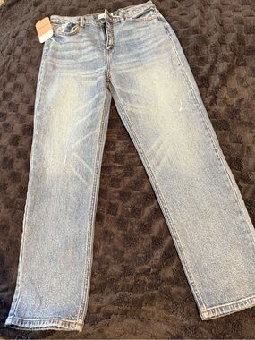 Cello Light Blue Straight Leg Women’s Jeans high rise